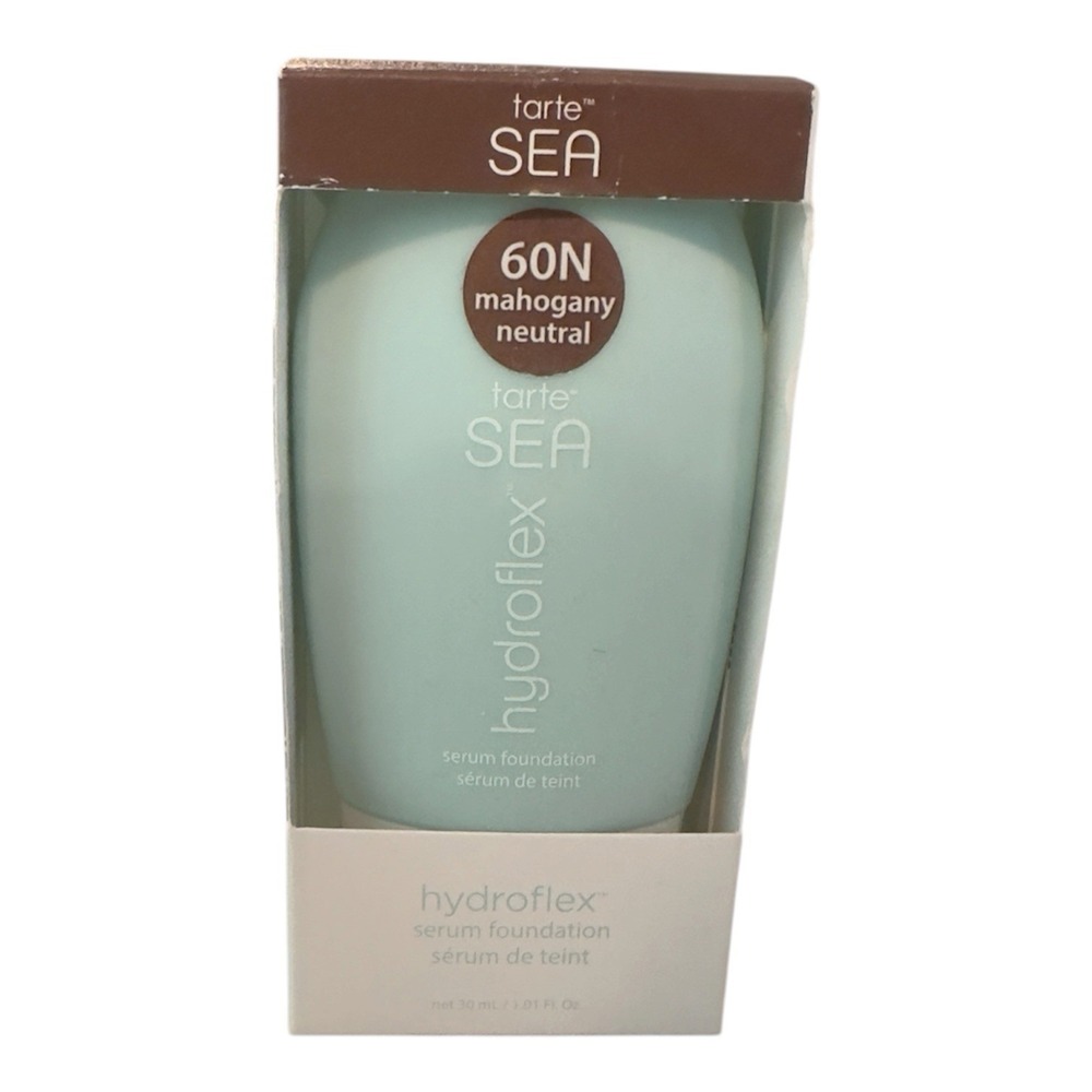 tarte SEA Hydroflex Serum Foundation 60N mahogany neutral NEW